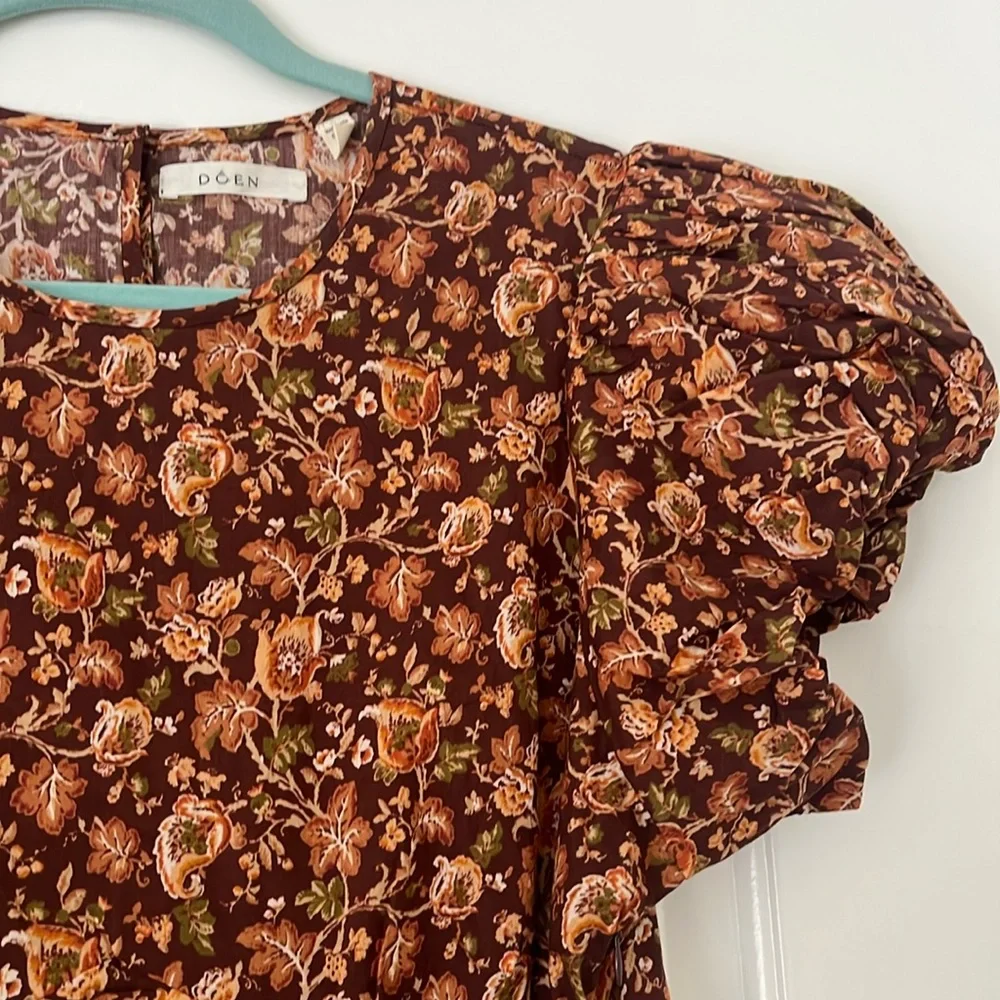 Doen Rhodia Dress in Mulberry Vine Floral - Picture 6 of 12